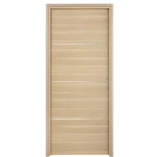 Bloc Porte Fin Chantier Acoustique Inserts Inox | Roxie