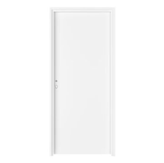 Bloc-porte intérieur laqué blanc fin de chantier | ROMY*** isolation thermique