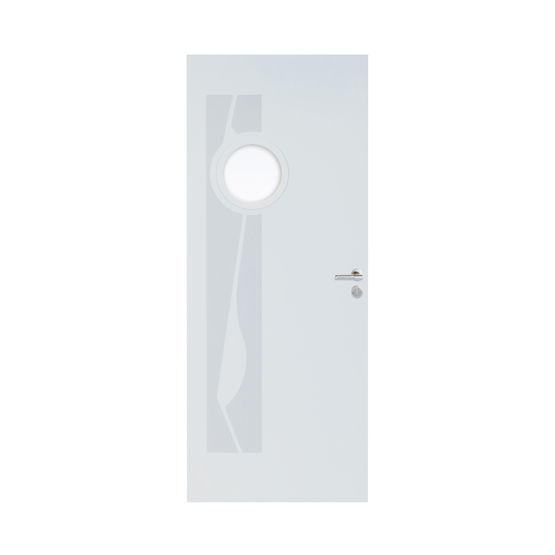 Bloc porte Righini Graphik pose fin de chantier | Graphik - Porte de distribution en bois