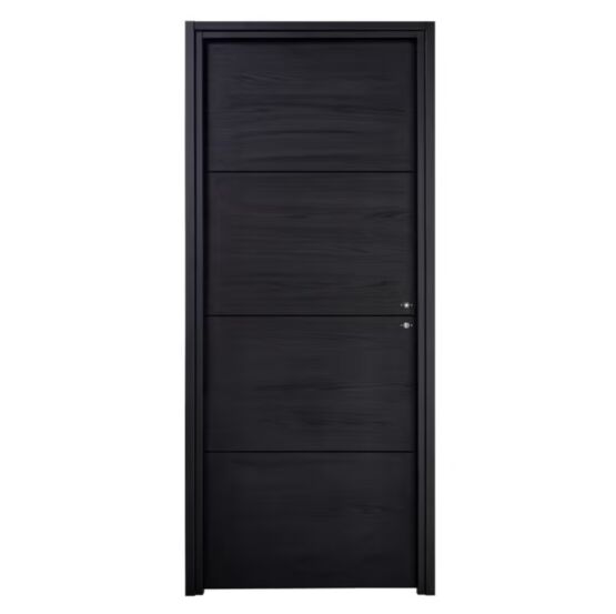 Bloc-porte ROXIE fin de chantier inserts noir | LAPEYRE SERVICES