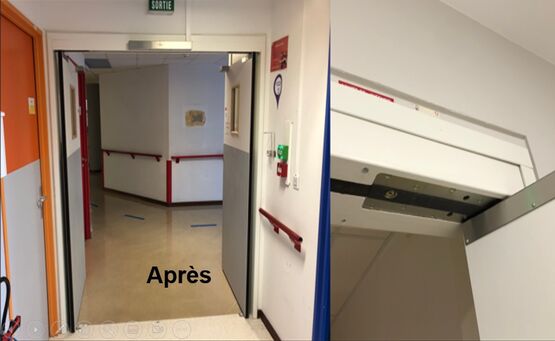  Bloc-porte VV sans montants de réabilitation I LINÉATECH RENO - POLYTECH