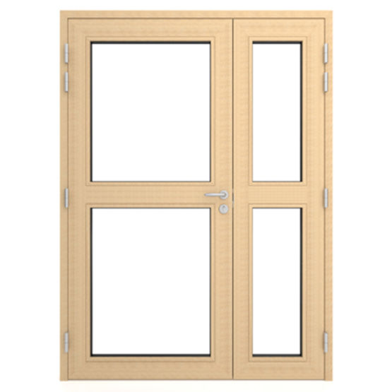  Blocs-portes vitrés techniques EW30, EI30 et EI60 | Blocs-portes bois vitrés - MALERBA