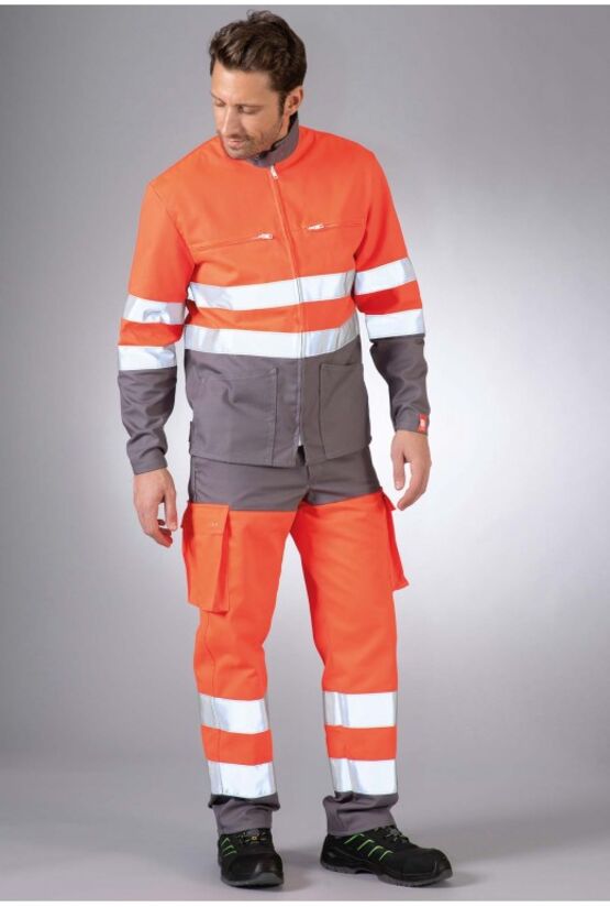  Blouson veste haute visibilité pour les professionnels du BTP, de la logistique ou des services technique | 4-01-5-005 - Vêtements de protection
