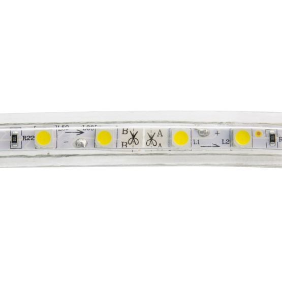 Bobine LED 220V 5050 blanc neutre 50 m | SMD5050 - Éclairage par fibre optique