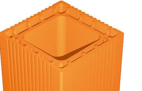  Boisseau alvéolé en terre cuite pour conduit de cheminée | Boisseau BO02 - TERREAL