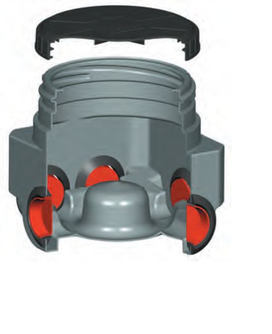  Boîte de collecte pour filtre à sable en polyéthylène | Gamme cunette et standard CM6HV, SC410P - Regards et boîtes de branchement