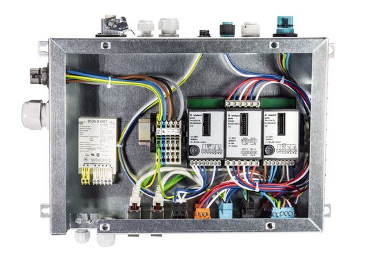 Boîte de distribution d&#039;énergie et des signaux sur mesure | automatisation des bâtiments | gesis® RAN