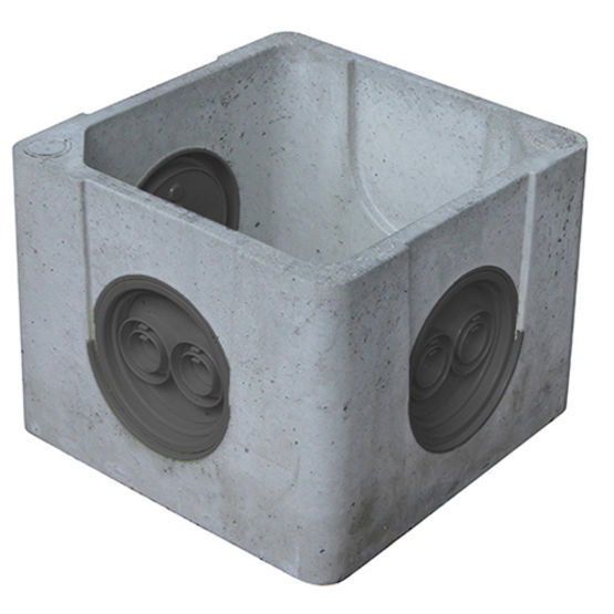  Boîtes de raccordement à opercules en béton Pour eaux pluviales et réseaux secs | CR25S, CR30S, CR40S - Regards et boîtes de branchement