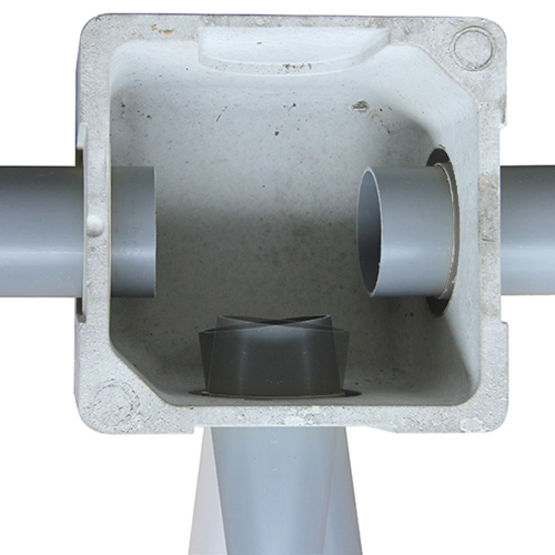 Boîtes de raccordement à opercules en béton Pour eaux pluviales et réseaux secs | CR25S, CR30S, CR40S - produit présenté par SEBICO