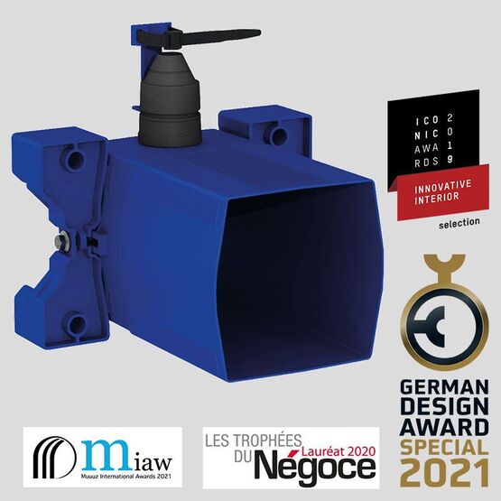  Boîtier d'encastrement étanche pour TEMPOMATIC WC 3/4'' rob enc 230/6V kit 1/2 | Réf. 464SBOX - DELABIE