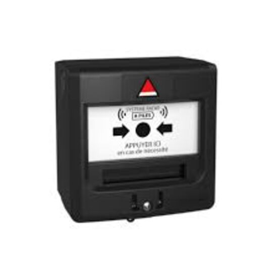  Boitier Menace (BM) NOIR étanche à piles Radio + Capot | 5713N1C-RF3 - NEUTRONIC  - SERVIACOM PROACCESS