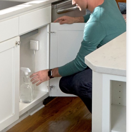  Boîtier pour la détection de fuites ou de gel dans l’habitat |  Honeywell Lyric W1 - HONEYWELL ECC