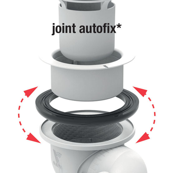 Bonde de douche à sortie orientable | La Goulue - produit présenté par VALENTIN