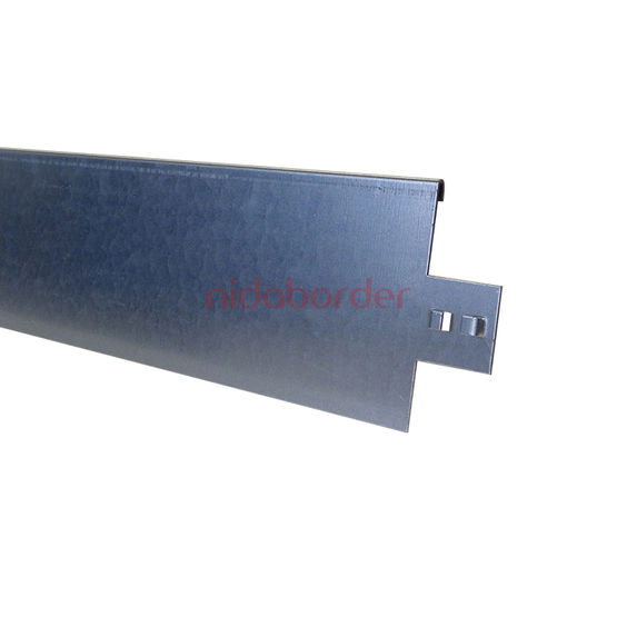  Bordures planes en acier galvanisé pour applications paysagères et TP | Nidaborder Galva Plane - NIDAPLAST