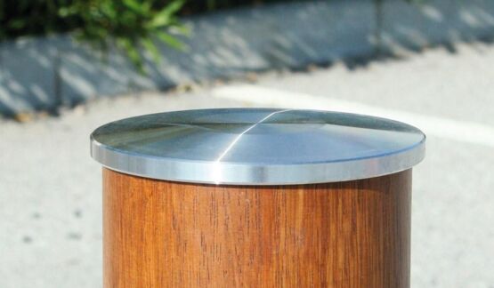 Bornes fixes ou amovibles en bois et inox | Exotica- produit présenté par UNIVERS & CITÉ