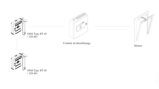  Bouton poussoir- organes de commande et détecteurs | RT 45/R-FR - Déshumidificateurs