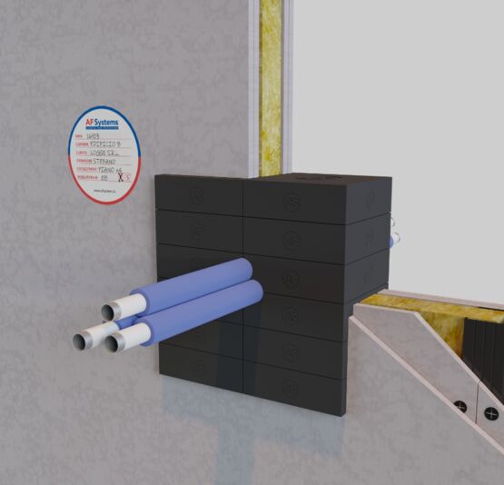  Brique coupe-feu pour les passages d’installations mécaniques et électriques | AF Brick - AF SYSTEMS