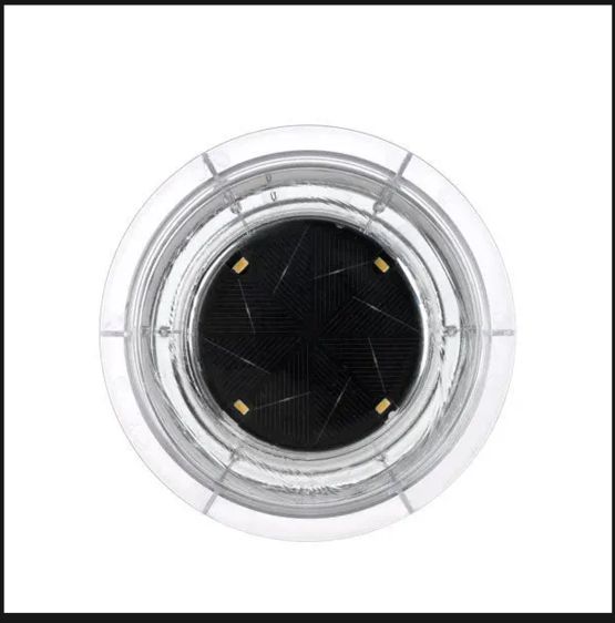  Brique de verre ronde lumineuse en autonomie PV | PV B R11/6 CLEARVIEW - SEVES GLASSBLOCK