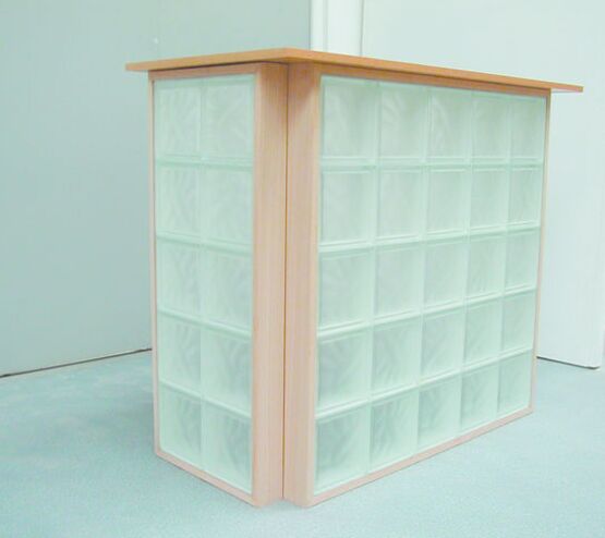 Brique de verre transparente | CLEAR 881.5 STIPPLED - produit présenté par SEVES GLASS BLOCK S.R.O.