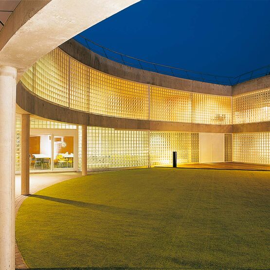  Briques de verre Coupe - Feu 1 heure | 60126 - Briques de verre