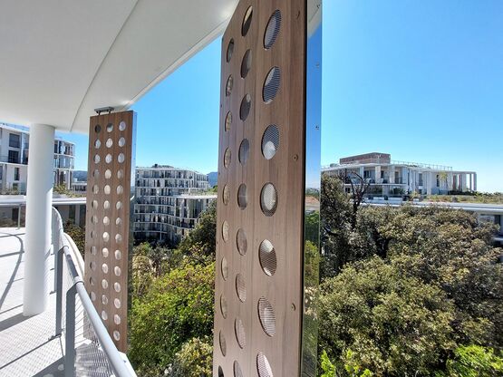  Brise-soleil personnalisable | Shadometal  - Brise-soleil à lames orientables