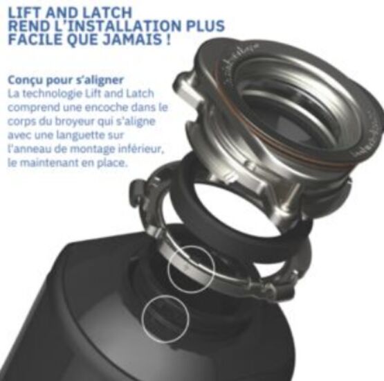  Broyeur de déchets pour foyers de taille moyenne à grande | InSinkErator Evolution 750 EC - Compacteurs de déchets