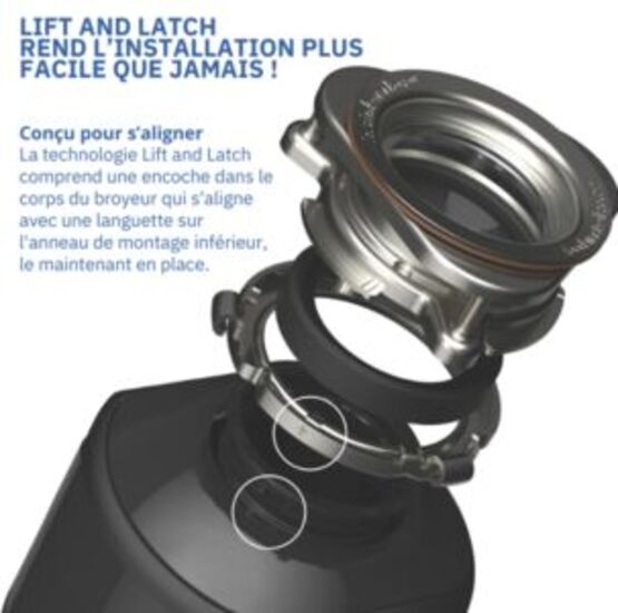  Broyeur de déchets pour les cuisines de petite à moyenne taille | InSinkErator Premium 550 EC - ITD