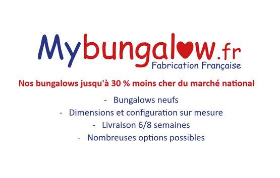  Bungalow btp / industrie  | MY BUNGALOW - Bungalows et bâtiments préfabriqués