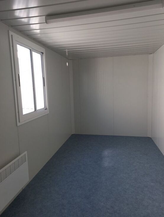  Bungalow bureau sanitaire modulaire 827- 15 m² | Solfab  - Bungalows et bâtiments préfabriqués