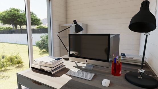 Bureau – Cube de 6 m² – Box – chalet – extension ou espace indépendant - produit présenté par BATI-FABLAB 