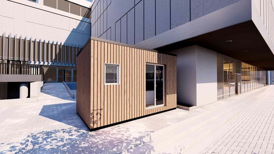  Bureau modulaire + WC 8,7 m²  -  Box, chambre, studio, cubes - BATI-FABLAB 