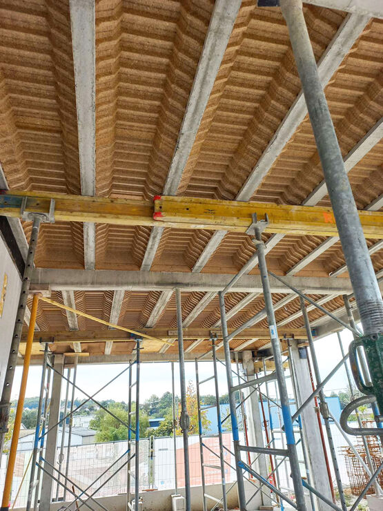 Bureau, plancher, bas carbone avec entrevous biosourcé | Seacoustic 3 - produit présenté par SEAC