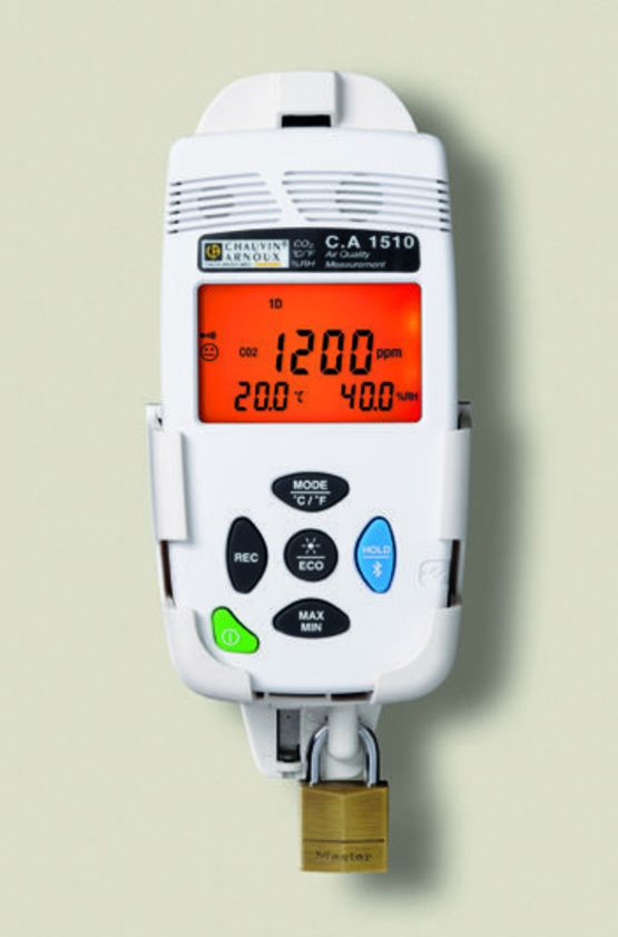 CA 1510 | Enregistreur avec affichage digital (CO2, Température, Humidité) pour mesure de la Qualité de l&#039;Air Intérieur - produit présenté par CHAUVIN ARNOUX 