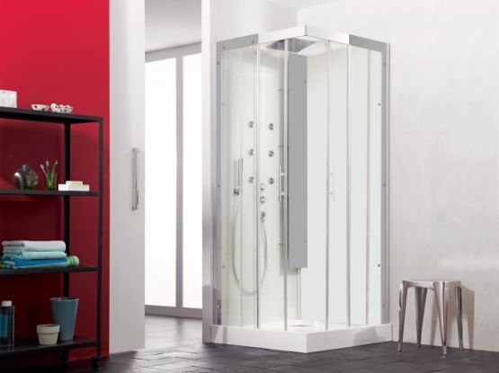 Cabine de douche carrée | HORIZON C90 - produit présenté par KING D'EAU