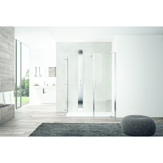 Cabine de douche en verre en six versions | Slim Disenia