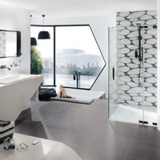  Cabine de douche vitrée avec ou sans cadre | Studio Paris - HUPPE FRANCE