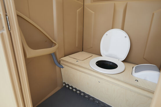  Cabine toilette sèche avec urinoir - Sanitaires extérieurs