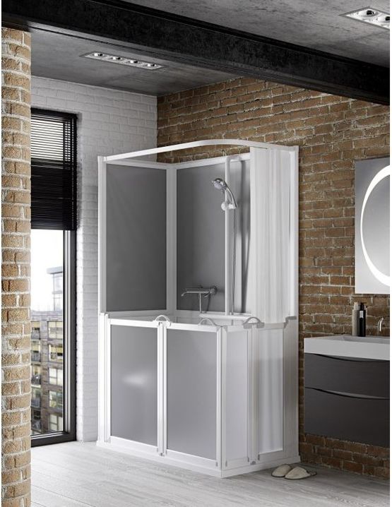  Cabines de douche pour personnes à mobilité réduite - Avec receveur Braddan | Access  - KING D'EAU