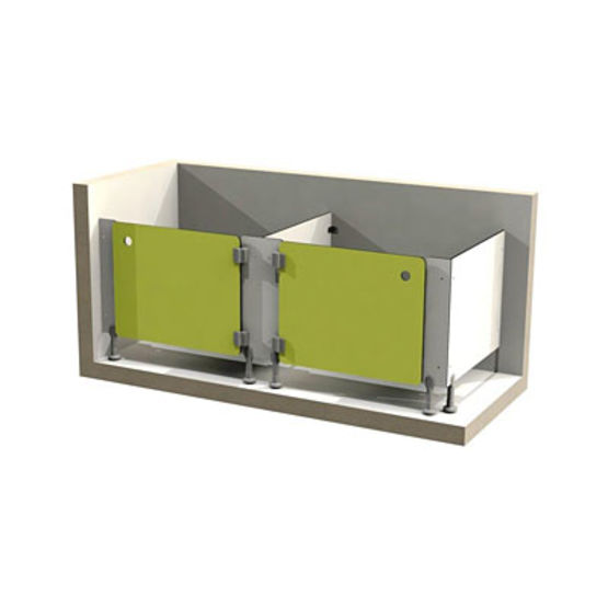  Cabines sanitaires pour écoles maternelles | Cloisons sanitaires gamme Maternelles - Cloisonnettes