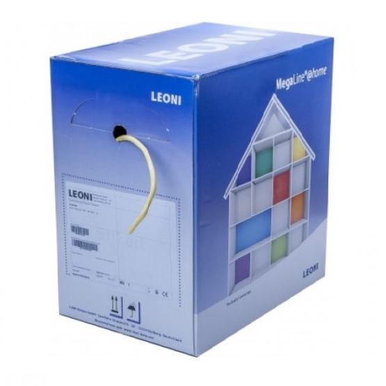 Câble réseau LEONI Megaline E2-45 CAT6 U/FTP, 450 MHz, LS0H 250 m | Réf. 613501_EXERTIS CONNECT