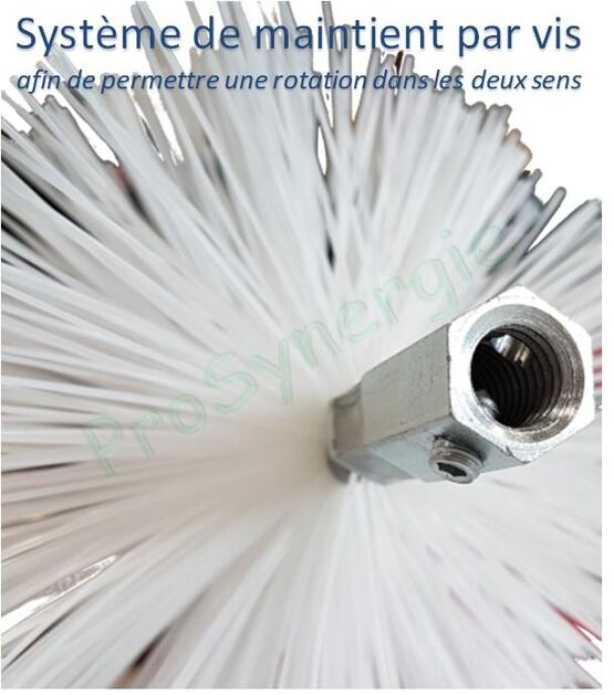Câble rotatif Ø 14/8 mm pour brossage conduit de ventilation (12x175) - produit présenté par PROSYNERGIE
