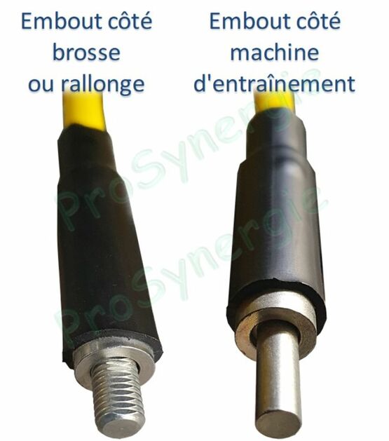  Câble rotatif Ø 14/8 mm pour brossage conduit de ventilation (12x175) | SITE008098 - PROSYNERGIE