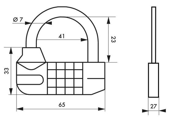  Cadenas SATURN à combinaison modifiable - Verrou et cadenas