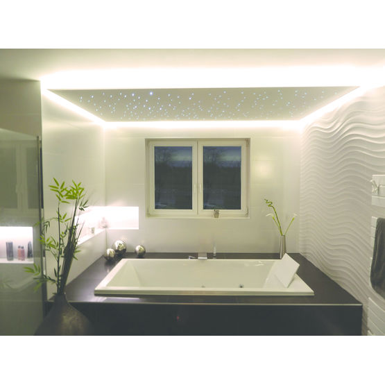 Cadre acoustique grand format à éclairage LED intégré pour mur ou plafond
