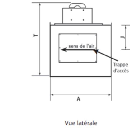  Caisson de désenfumage F400/120 à accouplement direct | DFA - OUEST ISOL & VENTIL