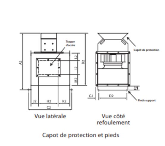 Caisson de désenfumage F400/120 à accouplement direct | DFA - produit présenté par OUEST ISOL & VENTIL