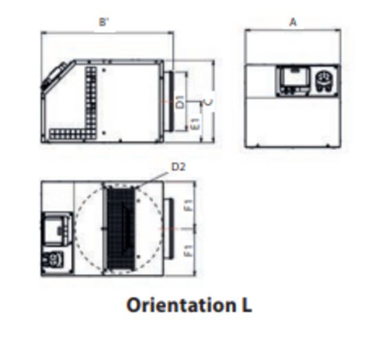  Caisson de ventilation à accouplement direct basse consommation, homologué C4 400°C 1/2 H, équipé d’une régulation à pression constante | SIM&#039; EC REGULO - Tourelles et caissons pour extraction