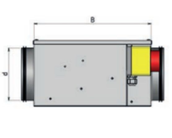 Caisson de ventilation extra-plat équipé de moteur basse consommation | BFSA EC - produit présenté par OUEST ISOL & VENTIL