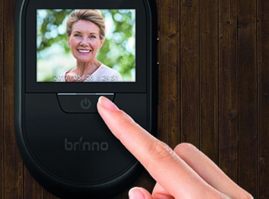  Caméra de porte intelligente avec capteur de mouvement | Brinno SHC1000  - Camera de surveillance exterieure