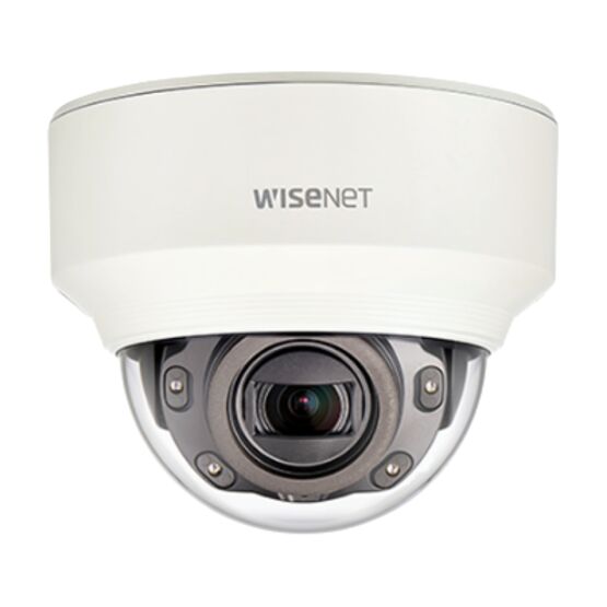 Caméra dôme IP 2 Mpx avec varifocale motorisée et analyse vidéo IA | XND-6080R HANWHA